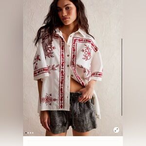 Free People We The Free Spring Refresh Vacation Shirt